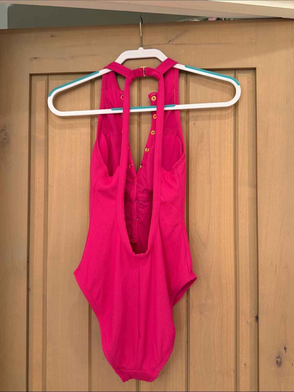 NWOT Robin Piccone Amy Ribbed One Piece - Picture 5 of 7